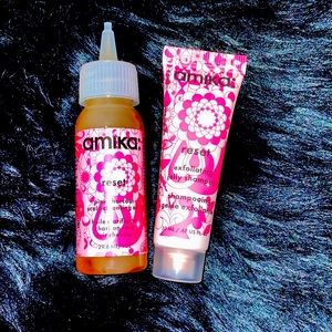 Travel sized Amika scalp treatment